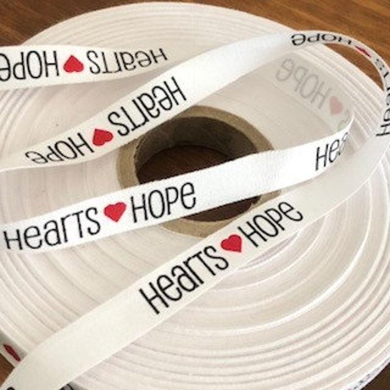One or Two color imprint 30 or 50 yards White or Natural COTTON RibbonTwill Tape by the yard
