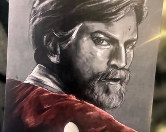 Hello There! - Obi Wan Kenobi Portrait | Original Digital Art Print