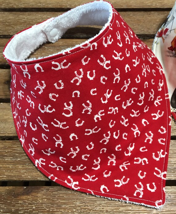 Baby Boy Cowboy Bandana Bib Set Baby Boy Western Bib Set Baby Boy Western Baby Gift Etsy UK