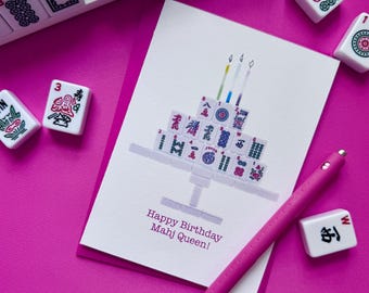 Signature Edition - MahJongg Birthday Card