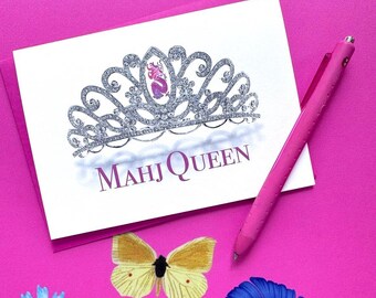 Signature Edition - MahJQueen Glittered Card