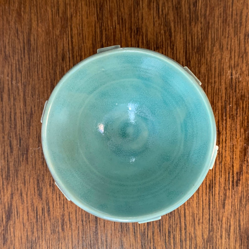 condiments jewelry Studded Stoneware Bowl for spices desk accessory