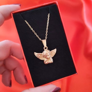 Collana Cupido | Collana per Single | Collana con Dio dell'Amore | Gioielli Persone Single in Cerca dell'Amore  confezione inclusa+cartolina