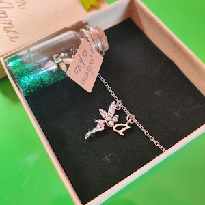 Bracciale Faith Trust And Pixie Dust Con Ciondolo Fata - Gioiello Ispirato A Peter Pan, Regolabile Per Donna E Bambina - 2