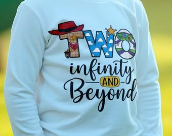 Dos Infinitos y Más Allá SVG, Imágenes prediseñadas de Toy Story, Archivo de corte para Cricut (Descarga digital)