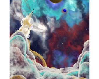 Same dream, another sky - A4 Print, 250g/m2