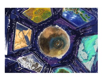 One Earth, One People - A4 Print, 250g/m2