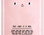 Notecard - This Card Is A Hug