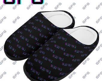 Goldfarm Gaming Logo Plush Slippers: Cozy Comfort for Every Gamer