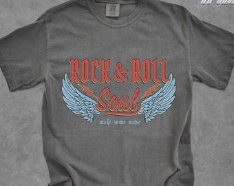 Rock T-Shirt Rock and Roll Shirt, Rock Music Shirts Heavy Metal Shirt Music Lover Tee Vintage Rock T Shirt Vintage Band Shirt Band T Shirt