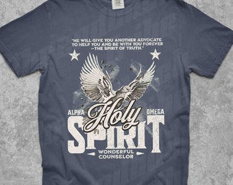 Bible T shirt Holy Spirit Christian Shirt, Vintage Jesus Shirt Christian Jesus T-shirt, Jesus Tee Religion Shirt The Spirit of Truth Shirt