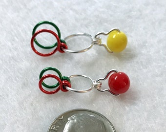 Increase Decrease Knitting Stitch Marker Set - Size US 5 and 10  - Item No. 1130