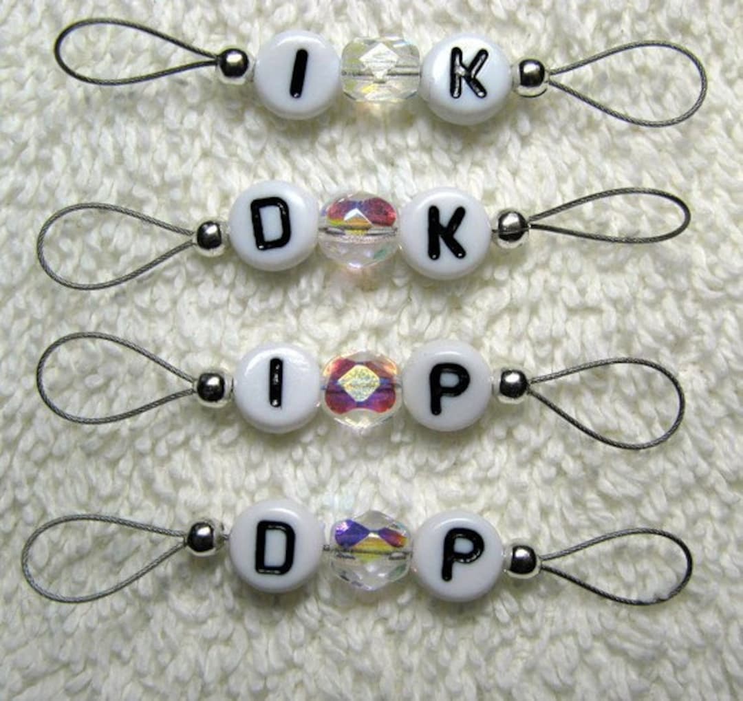 Stitch Markers for Knitting - Increase, Decrease, Knit, and Purl Set of ...