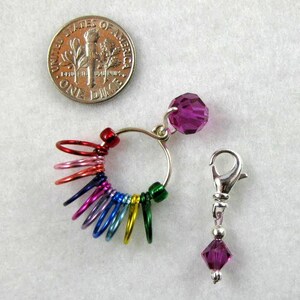 Handmade 110 Rainbow Row Counter - Select Your Own Color - Size US 10 - Item No. 816