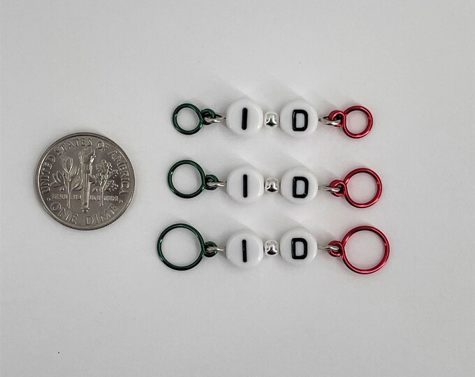 Increase Decrease Stitch Marker Row Counter Set of 3 Sizes Item No