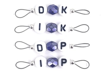 Multi-Purpose Stitch Markers - Increase, Decrease, Knit, and Purl - US 5 - Item No. 605