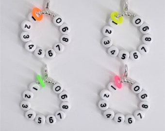 Neon Removable Mighty Mini 10 Row Counter - Select Your Color - Item No. 1344