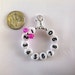 Fuchsia Jade Removable 10 Row Counter Stitch Marker - Item No. 731