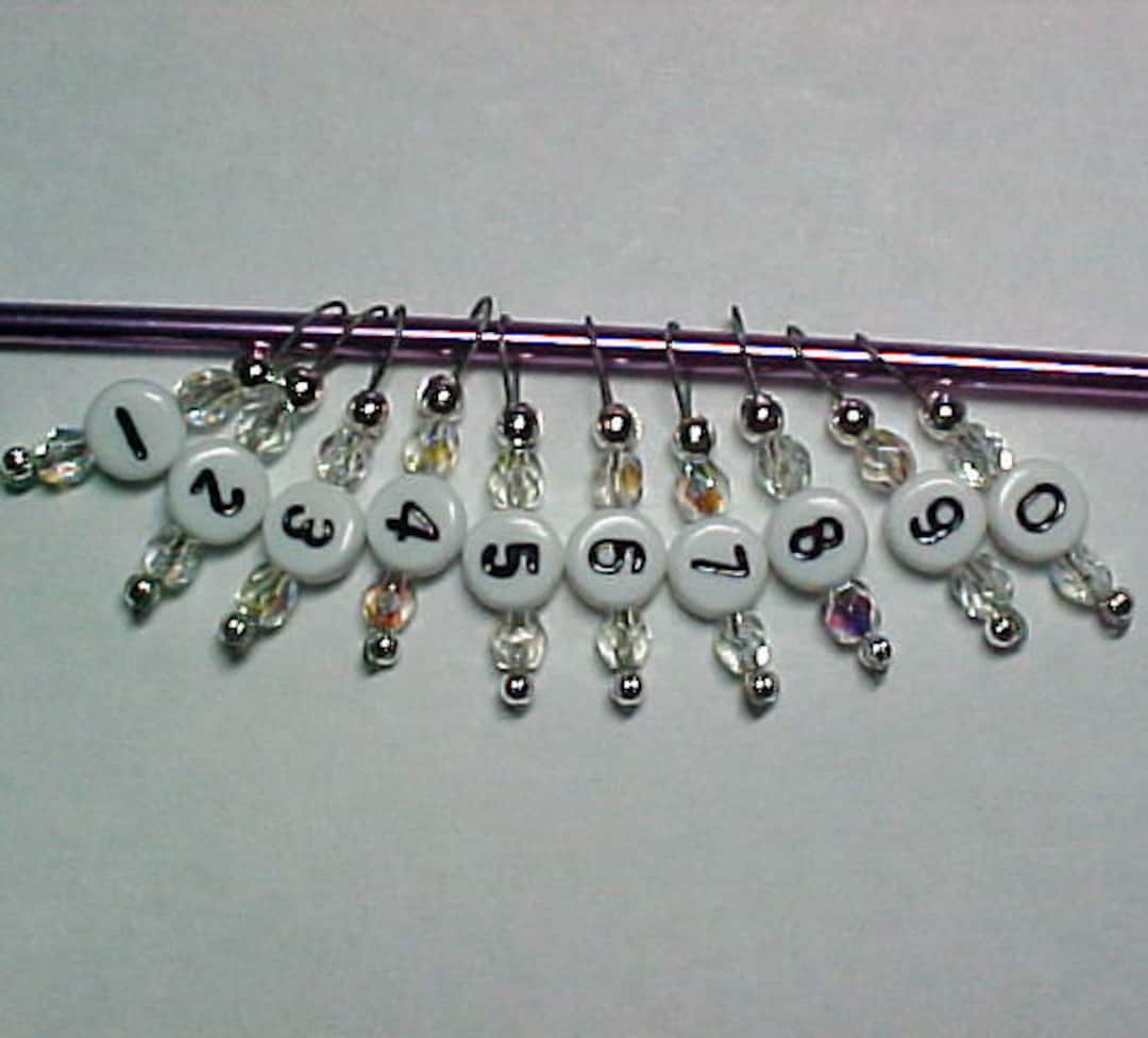 Numbered Stitch Markers - US 5 - Item No. 670 - Etsy