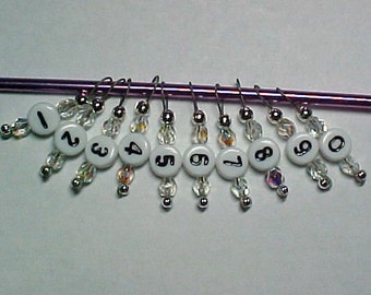 Numbered Stitch Markers - US 5 - Item No. 670