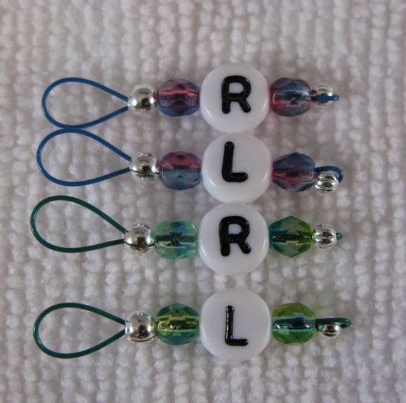 Sock Knitters Stitch Markers Left and Right - US 5 - Item No. 737