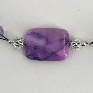 Positively Purple II Abacus Row Counter Bracelet With or Without Extender Item No. 1261 image 2