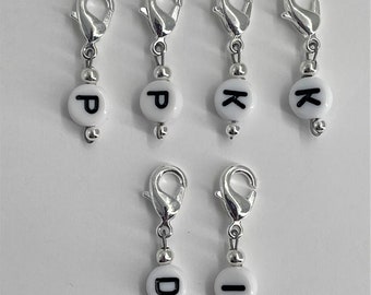 Increase Decrease Removable Lettered Stitch Markers - Item No. 840