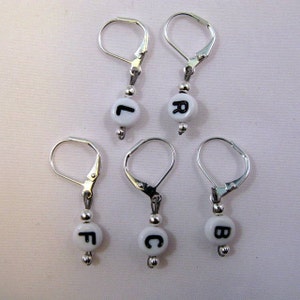Lettered Removable Stitch Markers - Item No. 758