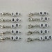 Numbered Removable Stitch Markers With Lobster Claws - Item No. 867