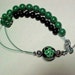 Shamrock Abacus Bracelet for Knitting and Crochet - Item No. 533