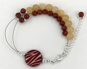 Island Diva Abacus Row Counter Bracelet With or Without Extender and Stitch Markers - Item No. 660