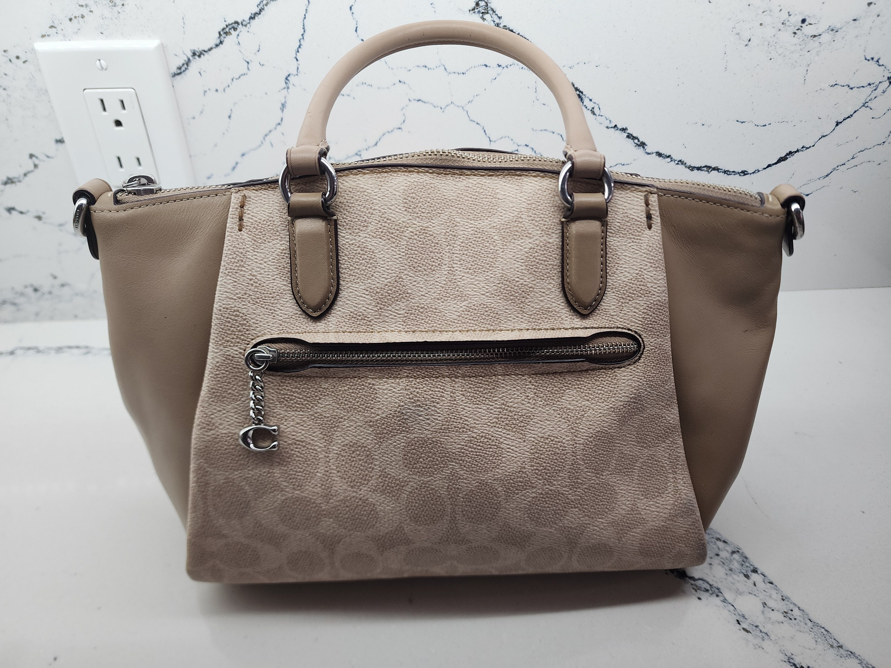 Coach Signature Ellis Satchel Prairie 79364 Canvas Handbag Purse Crossbody Etsy Ireland