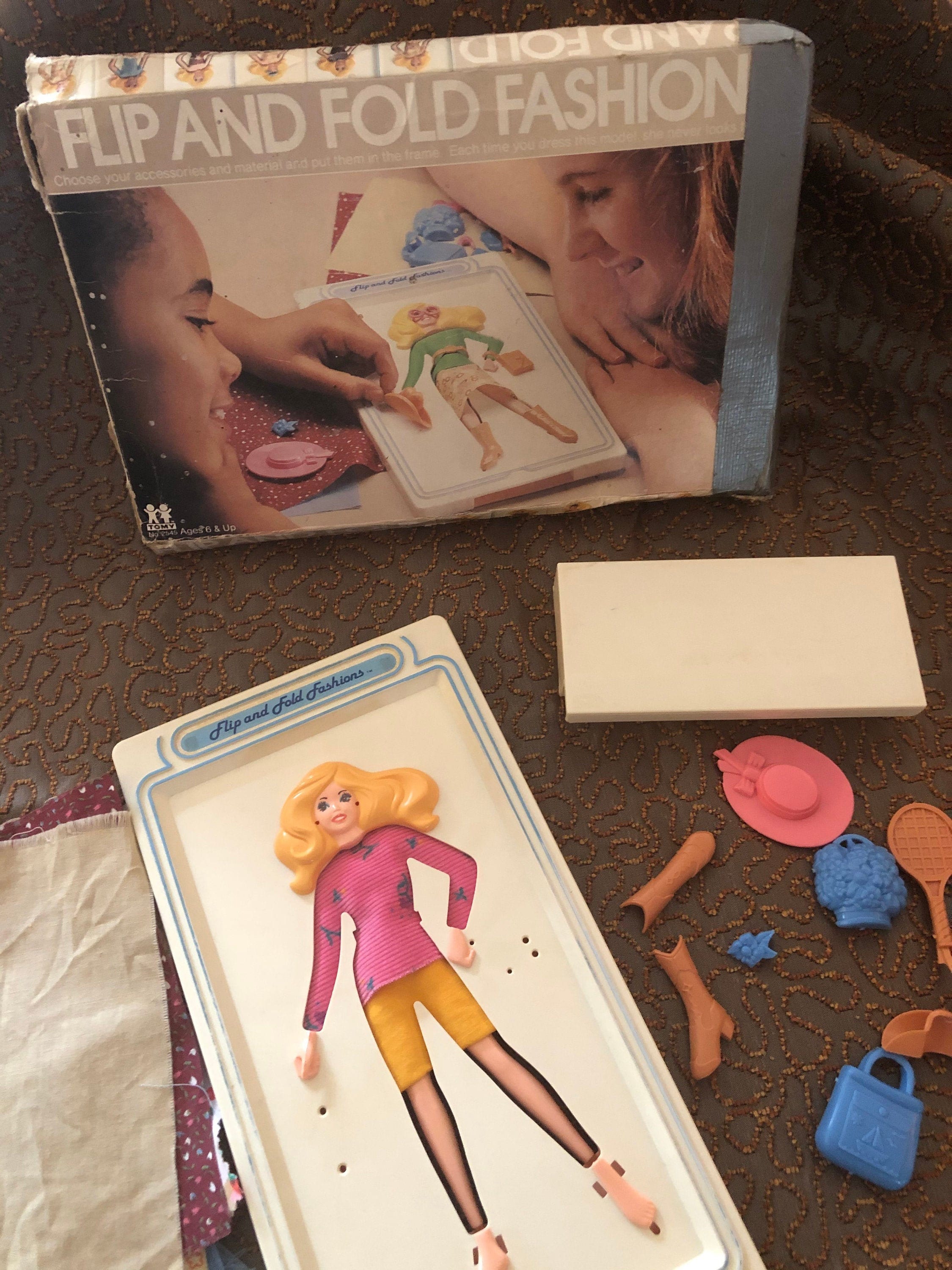 1981 TOMY Flip and Fold Fashions Model Original Box Accessories Materials Etsy Australia