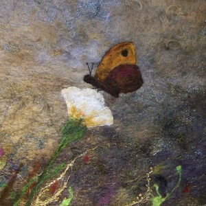 No. 758 Butterfly Too Needlefelt Art XLg image 1