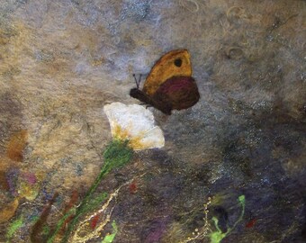 No. 758 Butterfly Too - Needlefelt Art XLg