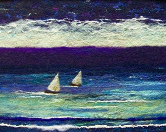 No.655 Sail Again - Needlefelt Art XLarge