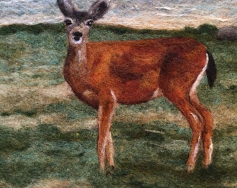 No.791 Doe a Deer - Needlefelt Art XL