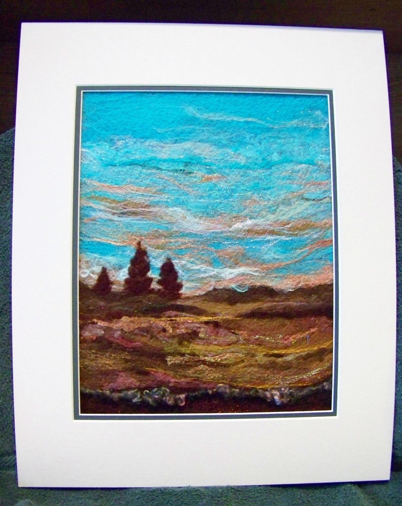 No.446 Indian Summer Needlefelt Art XLarge image 2