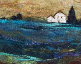 No.691 Blue Hills - Needlefelt Art XLarge