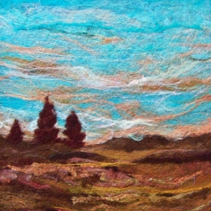 No.446 Indian Summer Needlefelt Art XLarge image 1