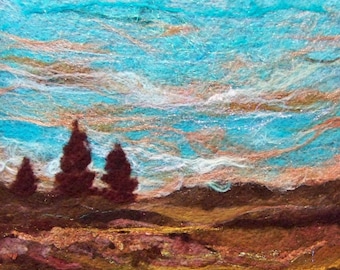 No.446 Indian Summer - Needlefelt Art XLarge