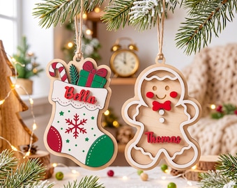 Personalized Christmas tree Decor, Baby Keepsake Decor, Christmas Decor With Name