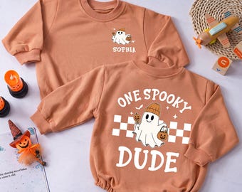 Halloween Baby Romper, Ghost Baby Outfit, Baby Shower Gift, Newborn Clothes, Spooky Season