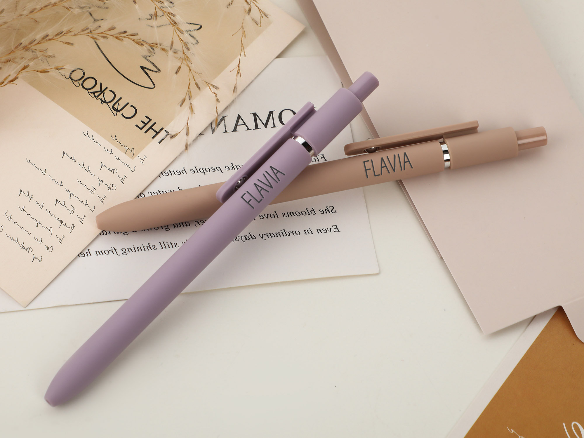 Personalized Pens, Custom Pens, Set of 6 Engraved Pens, Graduation Gift, Gift for Her, Coworker Gift, School Supplies, Office Supplies