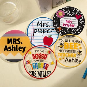 Personalized Teacher Coaster Gift, Custom Name Coaster,Teacher Coaster,Thoughtful Teacher Gifts, End of Year Gift, Teacher Appreciation Gift
