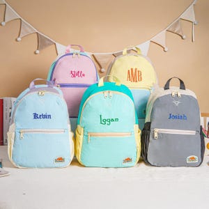 Sac à dos personnalisé pour enfant avec nom, cadeaux personnalisés pour tout-petits pour la maternelle, cartable pour enfants, sacs à dos monogrammés pour filles et garçons, rentrée des classes