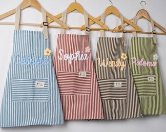 Personalized Apron for Kids,Kitchen Apron with Name,Toddler Cooking Apron with Pocket,Kitchen Apron,Cooking Gift for Kids,Gift for Cooking