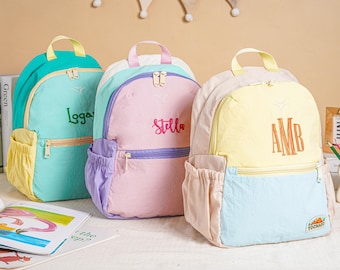 Zainetto personalizzato per bambini con nome, borsa scolastica personalizzata per bambini, zaino per bambini, borsa per libri per bambine e bambini