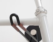 Bike Hooks / Black Vintage Skin / BRASS