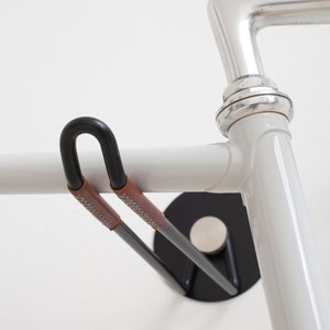 Bike Hooks / Black Vintage Skin / BRASS image 1